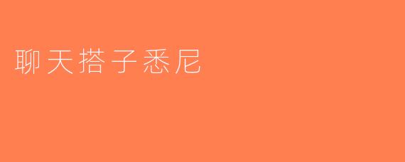 聊天搭子悉尼