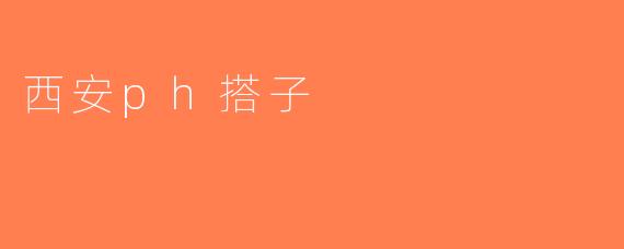 西安ph搭子