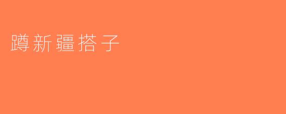 蹲新疆搭子