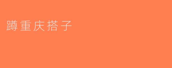 蹲重庆搭子
