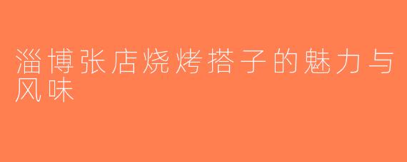 淄博张店烧烤搭子的魅力与风味