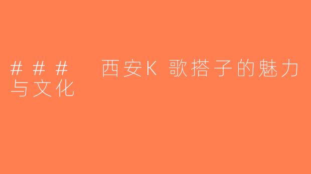 ### 西安K歌搭子的魅力与文化