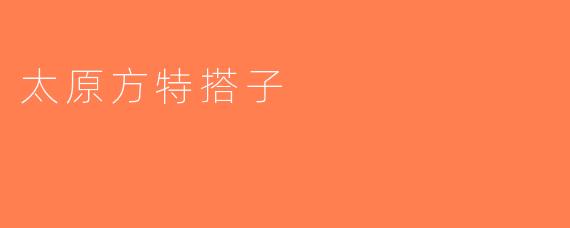 太原方特搭子