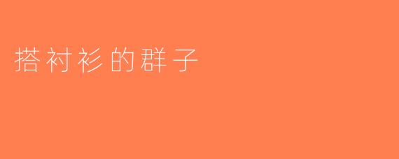 搭衬衫的群子