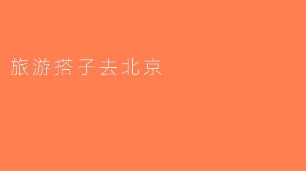 旅游搭子去北京
