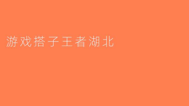 游戏搭子王者湖北