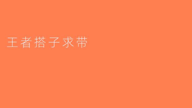 王者搭子求带