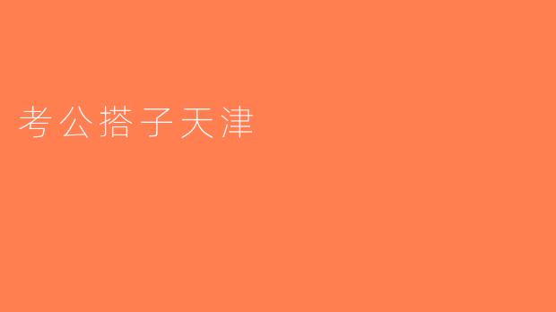 考公搭子天津