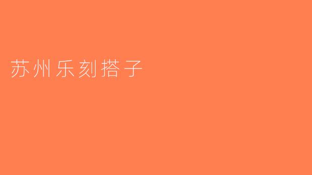 苏州乐刻搭子