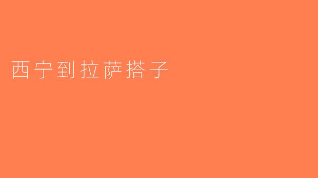 西宁到拉萨搭子