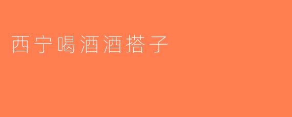 西宁喝酒酒搭子