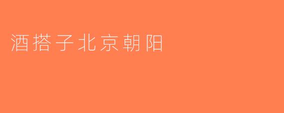 酒搭子北京朝阳