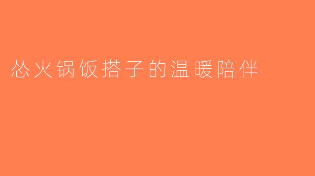 怂火锅饭搭子的温暖陪伴