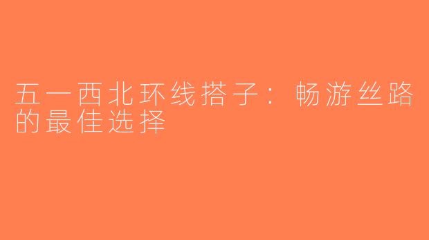 五一西北环线搭子：畅游丝路的最佳选择