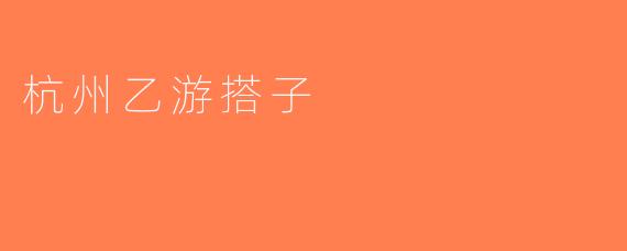 杭州乙游搭子