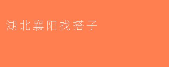 湖北襄阳找搭子