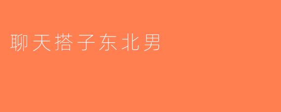 聊天搭子东北男