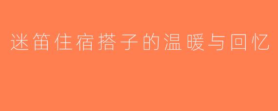 迷笛住宿搭子的温暖与回忆