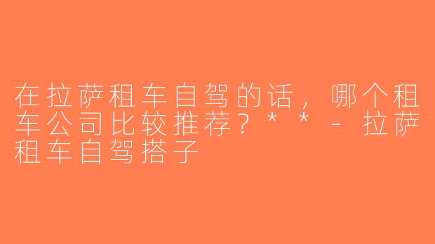 在拉萨租车自驾的话，哪个租车公司比较推荐？**-拉萨租车自驾搭子