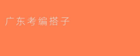 广东考编搭子
