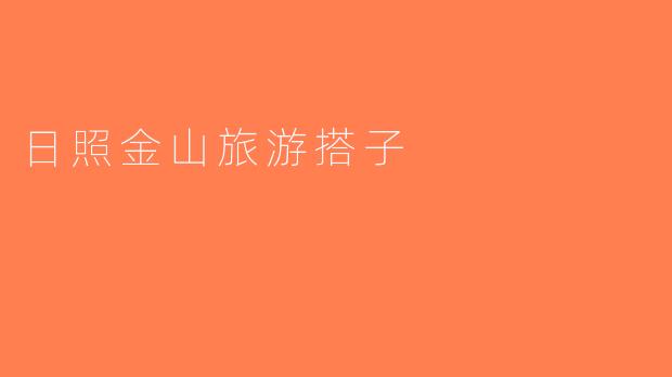 日照金山旅游搭子