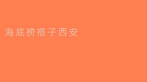 海底捞搭子西安