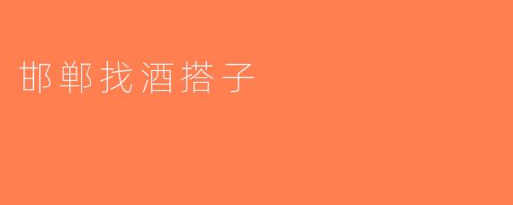 邯郸找酒搭子