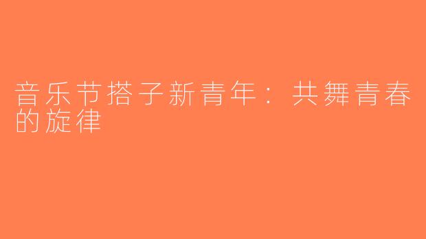 音乐节搭子新青年：共舞青春的旋律