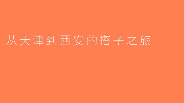 从天津到西安的搭子之旅