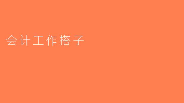 会计工作搭子