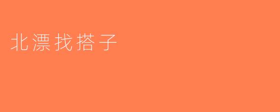 北漂找搭子
