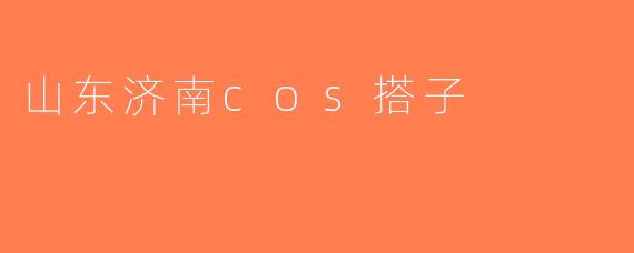 山东济南cos搭子
