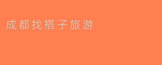 成都找搭子旅游