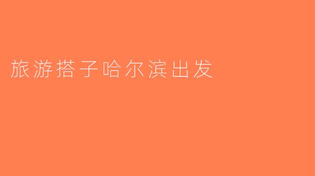 旅游搭子哈尔滨出发