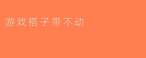 游戏搭子带不动