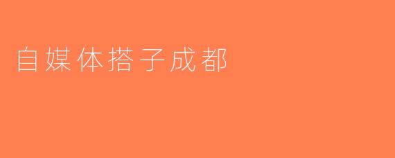 自媒体搭子成都