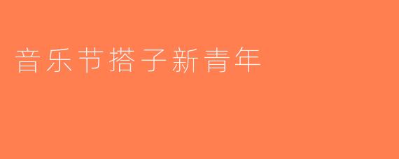 音乐节搭子新青年