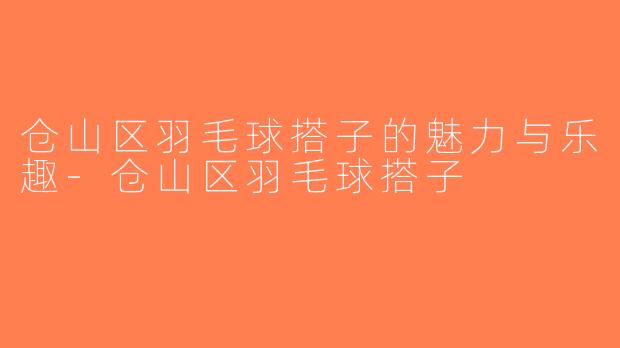 仓山区羽毛球搭子的魅力与乐趣-仓山区羽毛球搭子