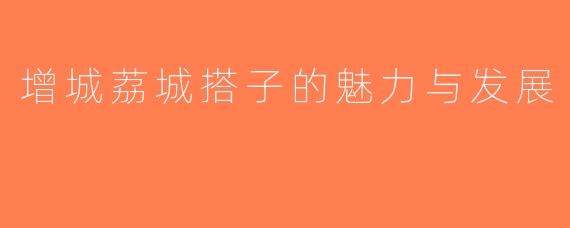增城荔城搭子的魅力与发展