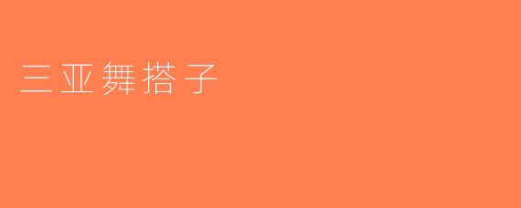 三亚舞搭子