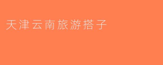 天津云南旅游搭子