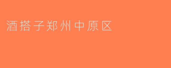 酒搭子郑州中原区