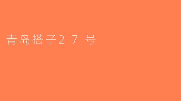 青岛搭子27号