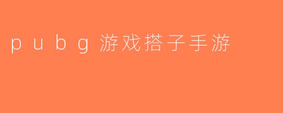 pubg游戏搭子手游