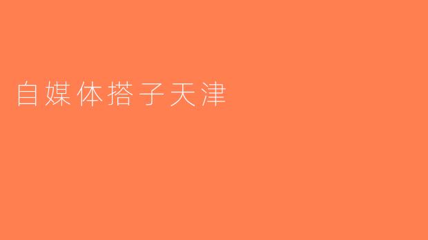 自媒体搭子天津