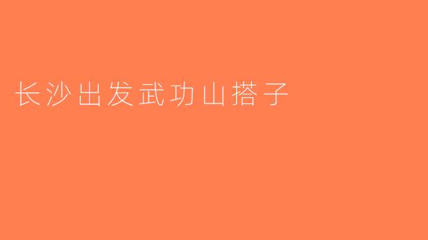 长沙出发武功山搭子