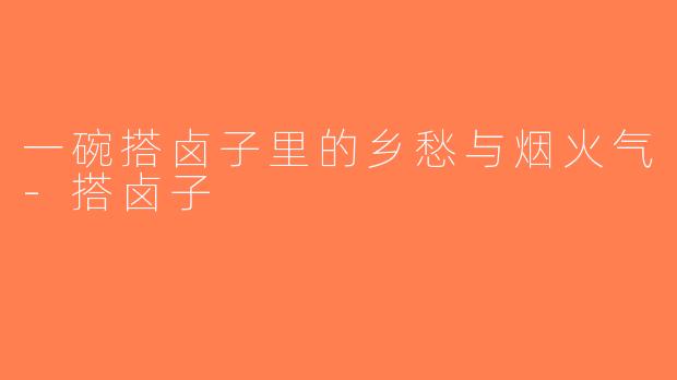 一碗搭卤子里的乡愁与烟火气-搭卤子