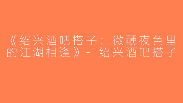 《绍兴酒吧搭子：微醺夜色里的江湖相逢》-绍兴酒吧搭子
