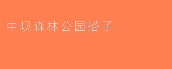 中坝森林公园搭子