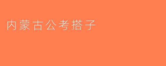 内蒙古公考搭子